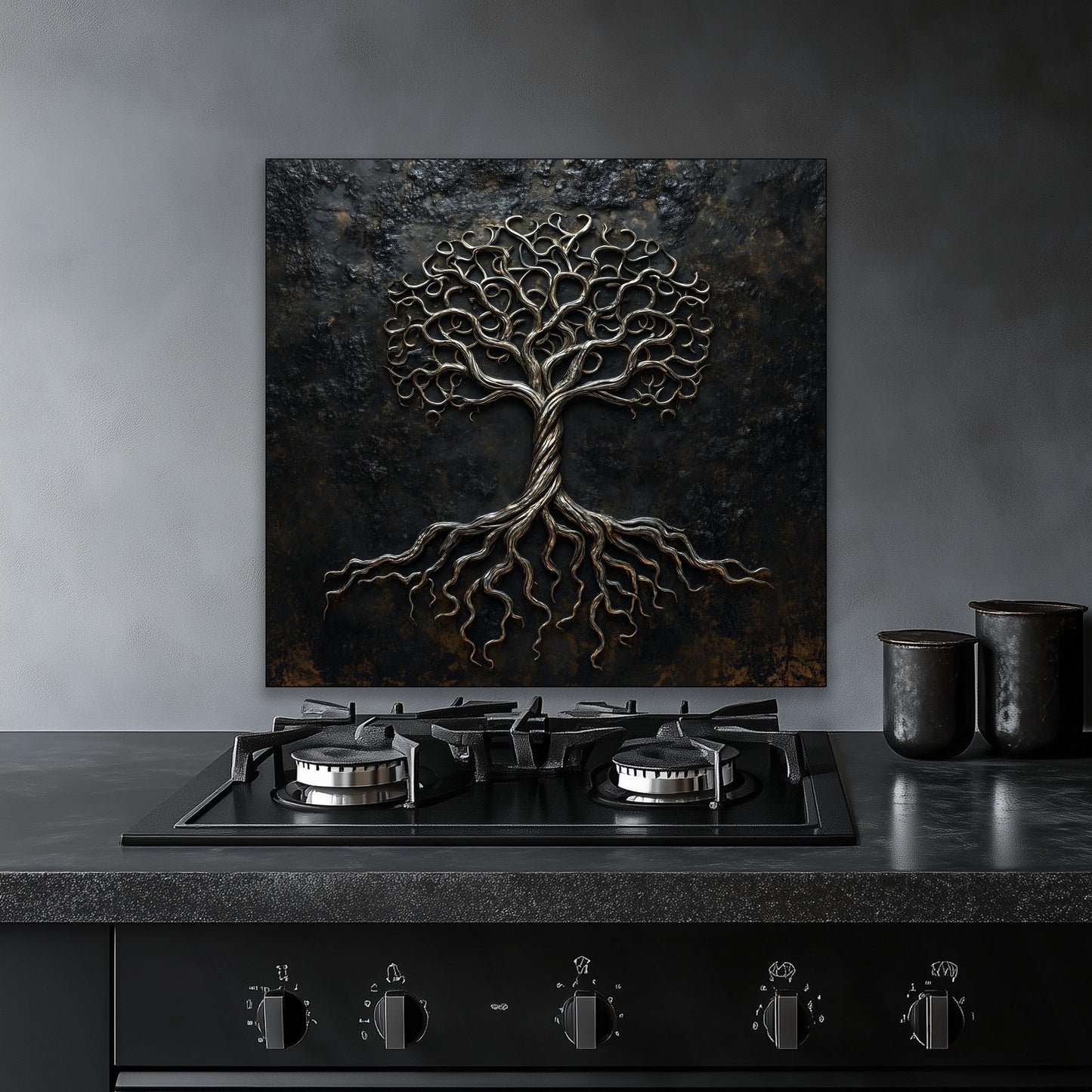 Tree of life glass decor