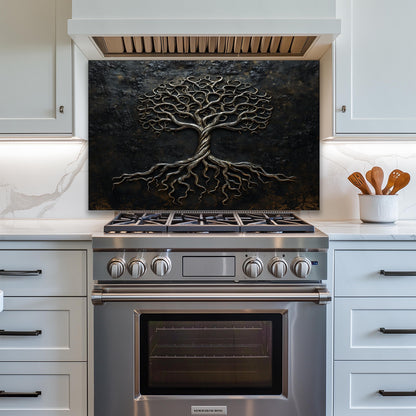 Tree wall decor kitchen
