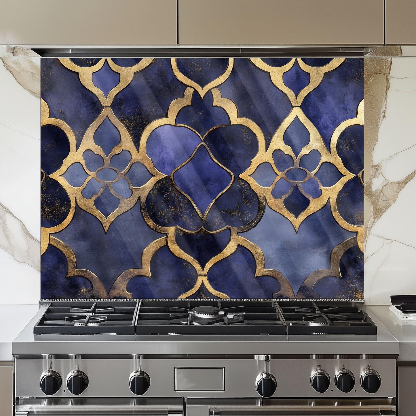 Dark Tropical Foliage Glass Backsplash, Deep Green Leaf Stove Guard, Heat Resistant Kitchen Art