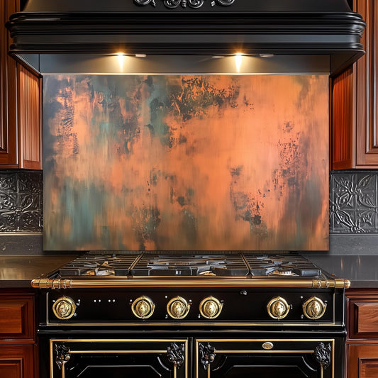 glass backsplash