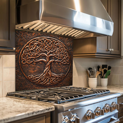 a stove top oven sitting inside of a kitchen