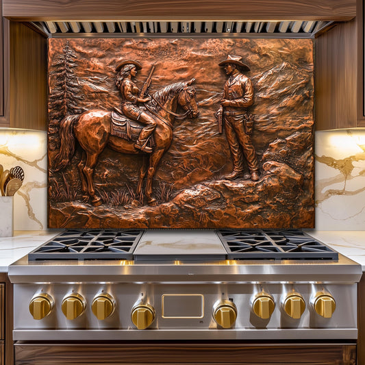 glass backsplash