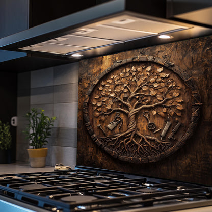 Heat Resistant Stove Backsplash