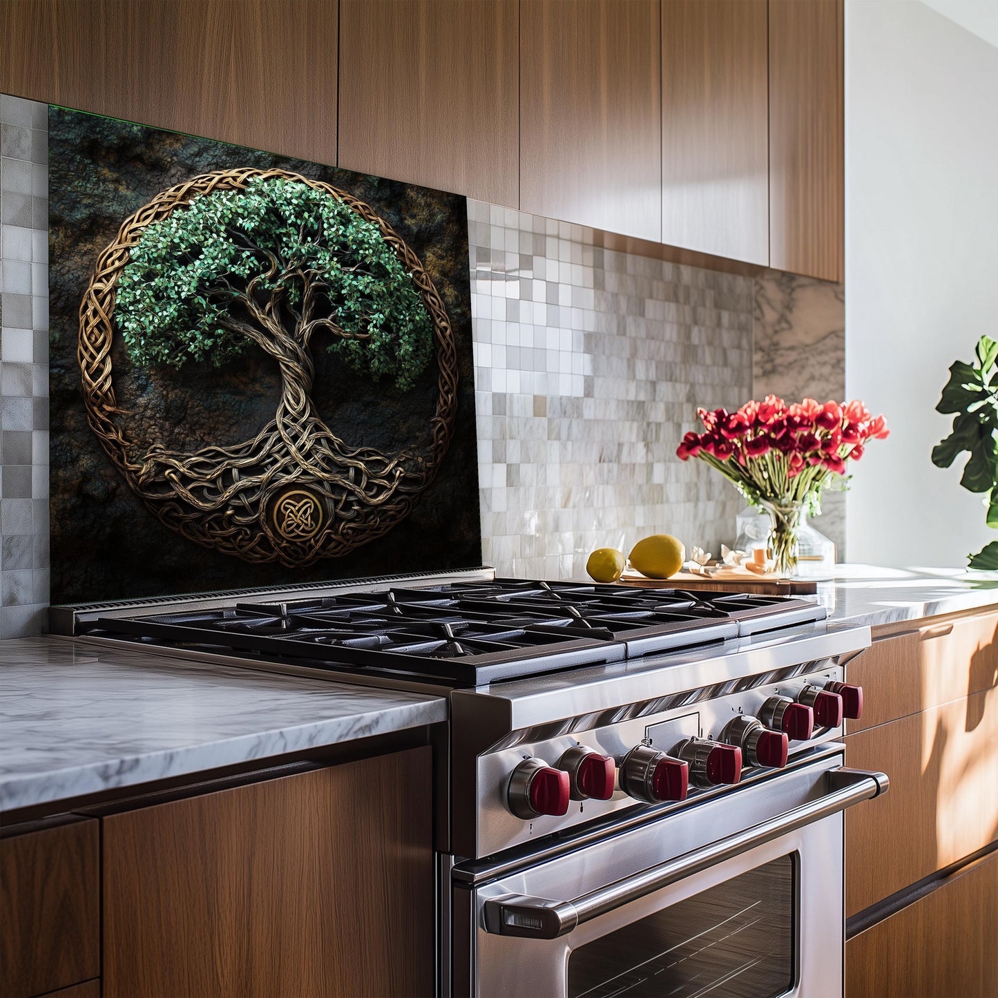 Celtic knot tree design