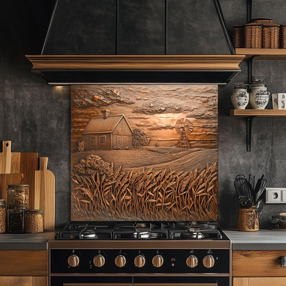 stove backsplash, tempered glass backsplash, kitchen splashback