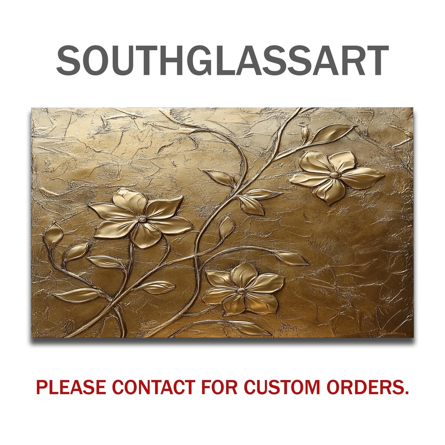 Copper Floral Tempered Glass Backsplash: Rustic Kitchen Decor