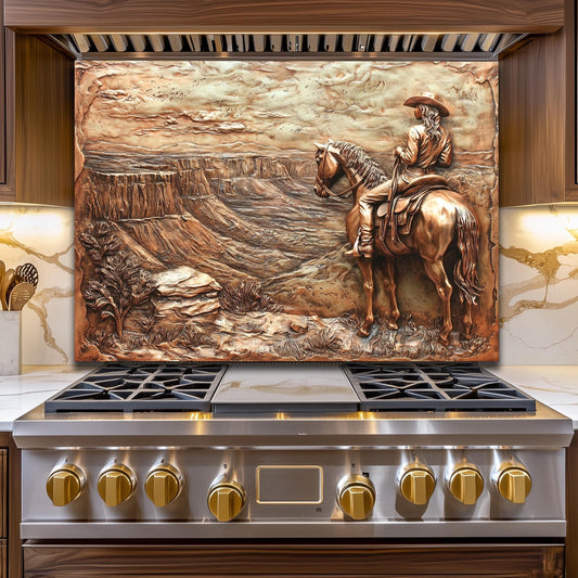 girl cowboy backsplash