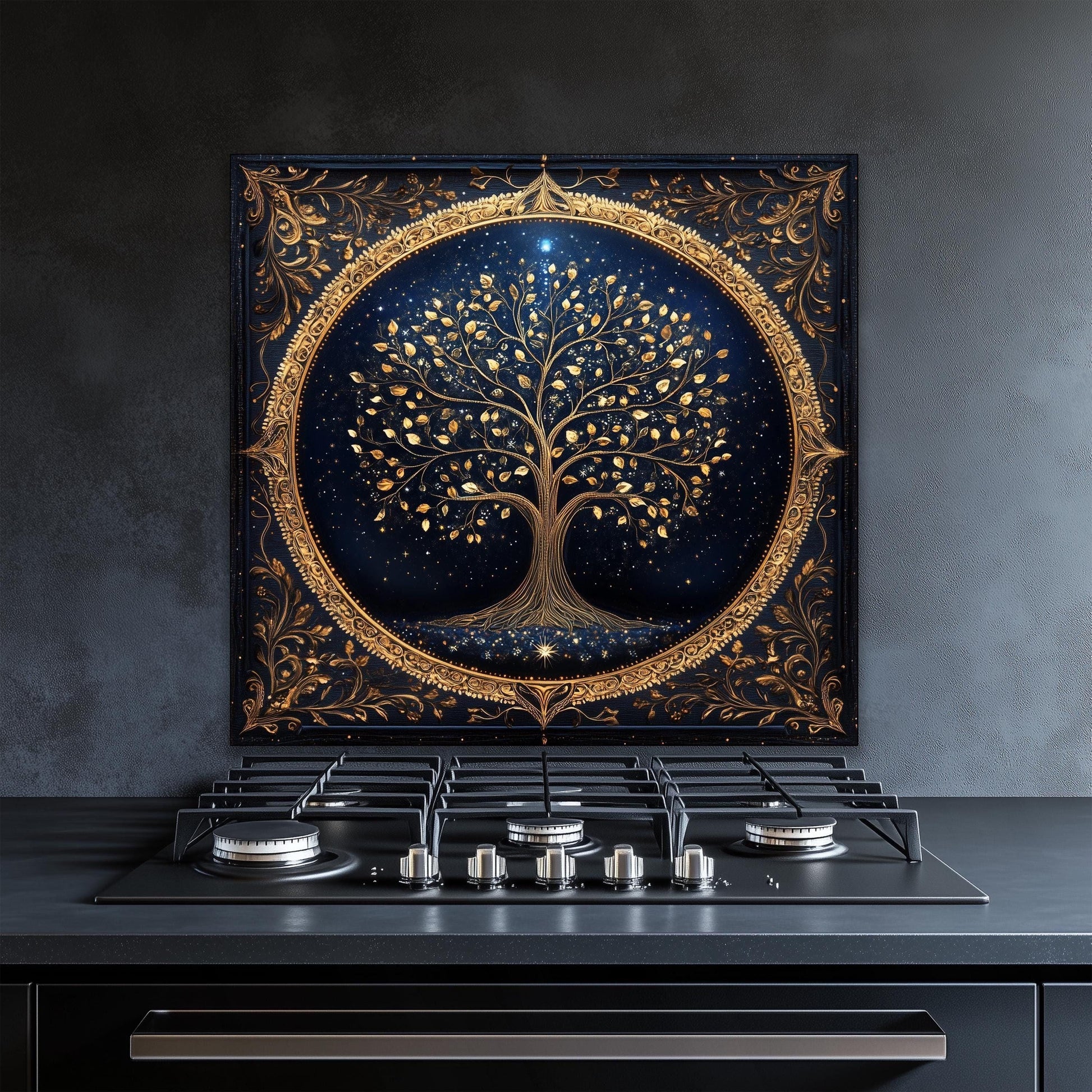 Gold Tree of Life Backsplash