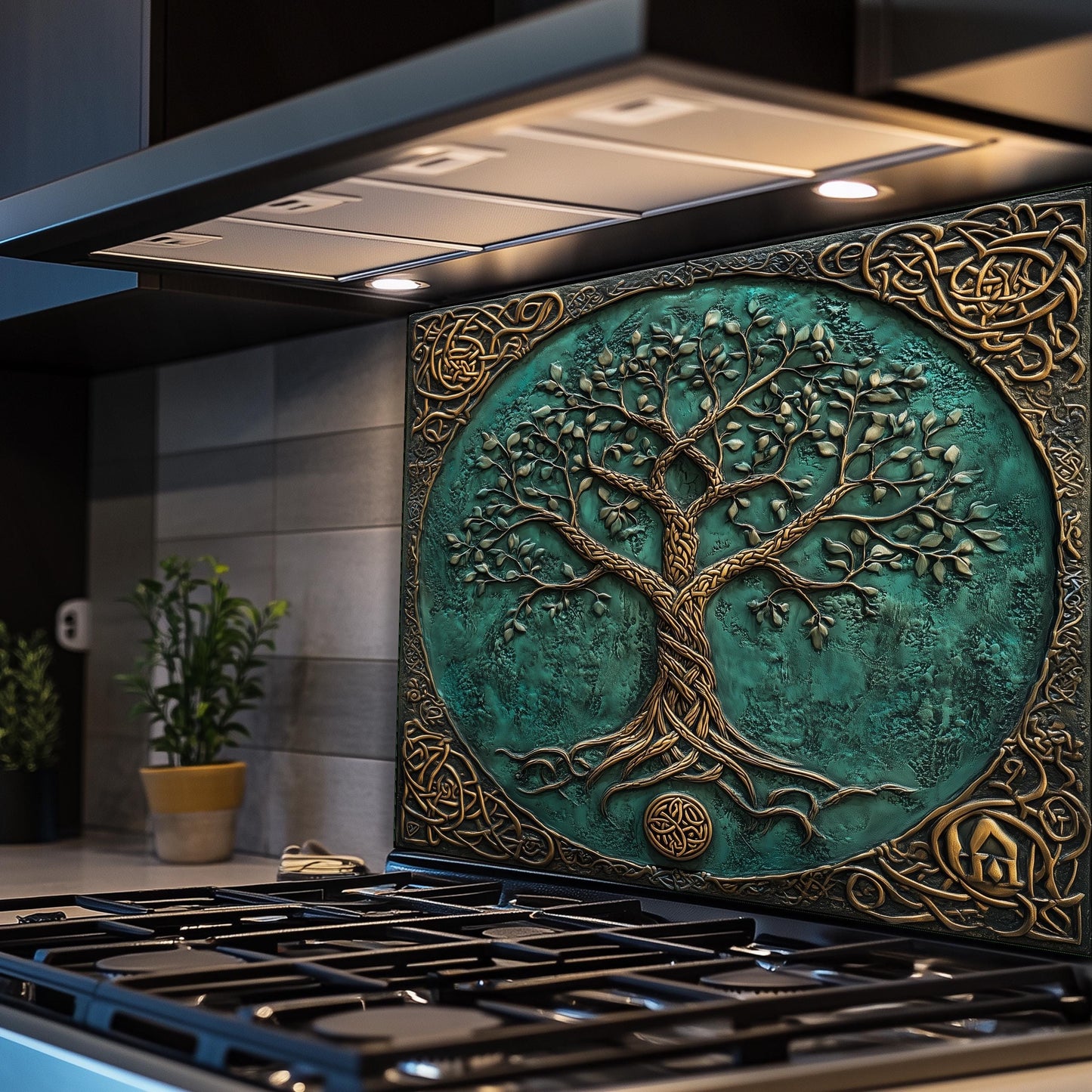 Artistic Metal Wall Tile