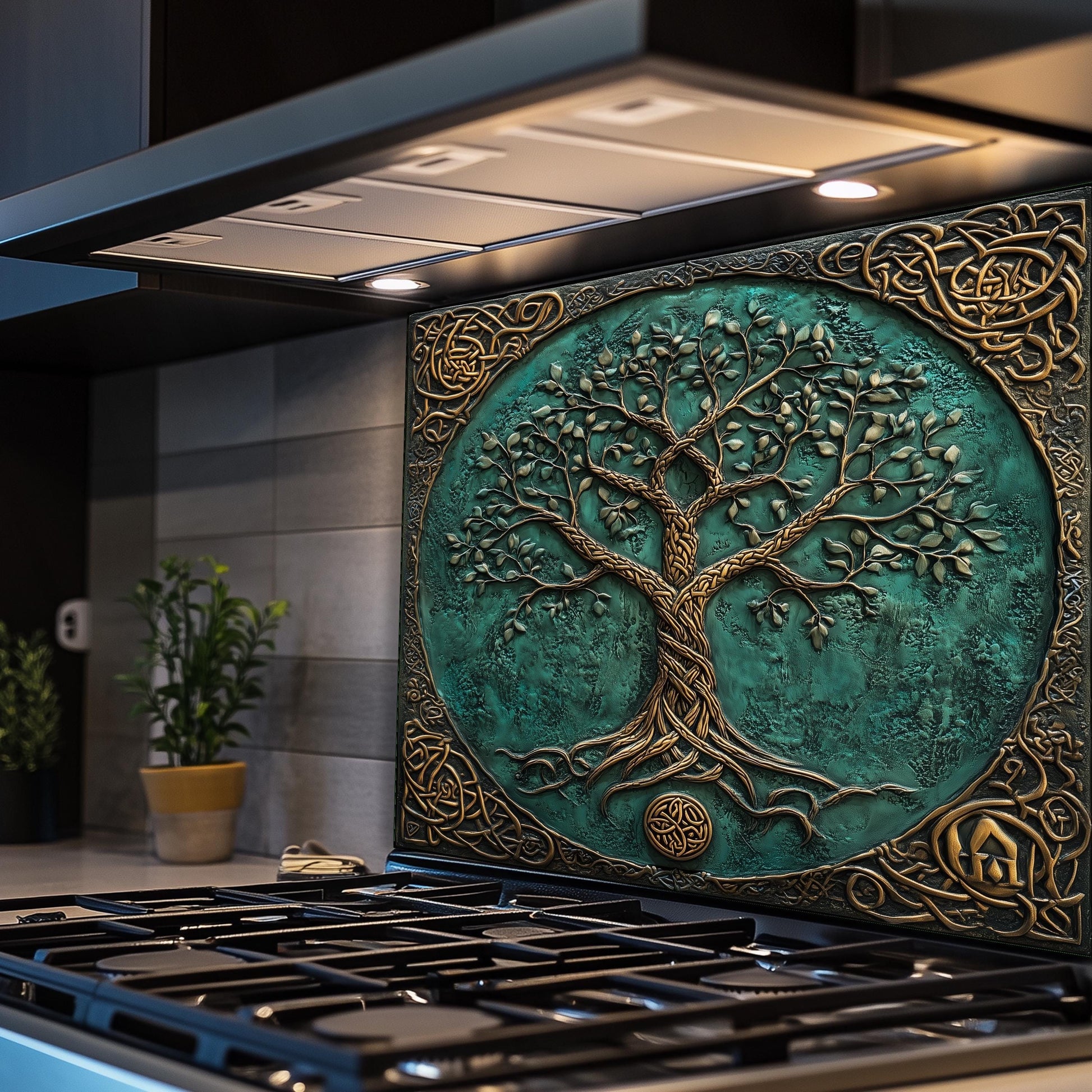 Artistic Metal Wall Tile