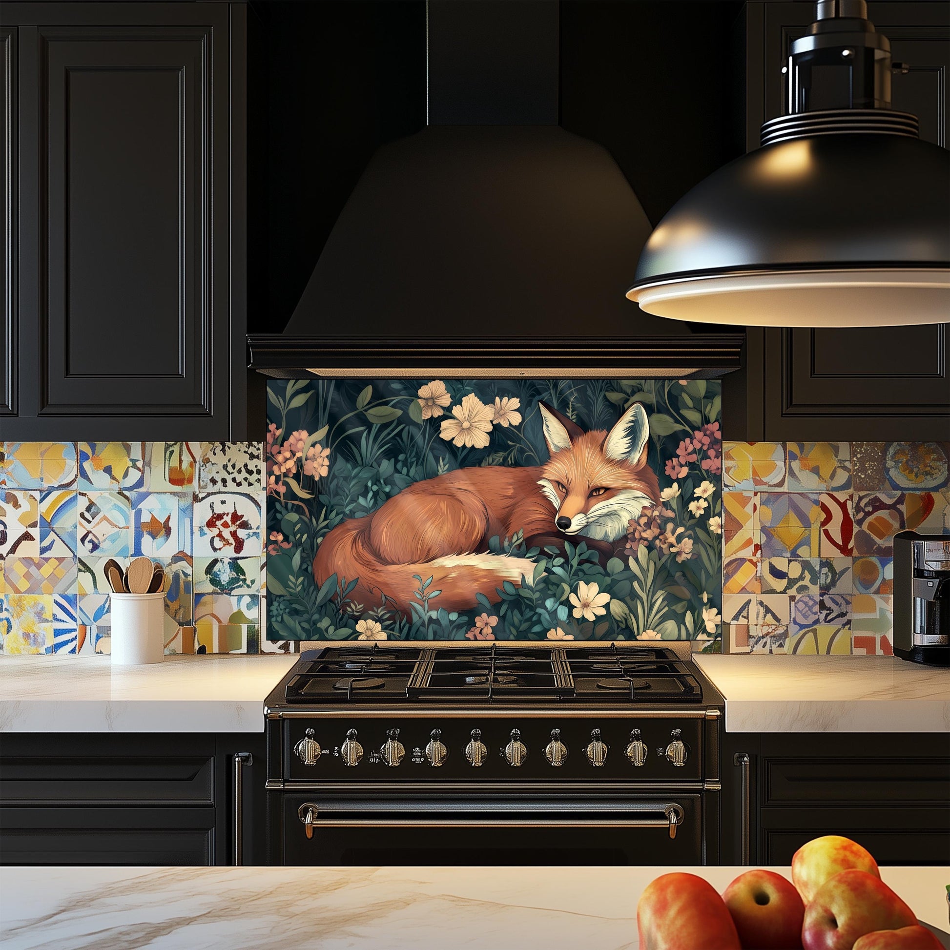Fox Tempered Glass Kitchen Backsplash: Durable Stove Splashback