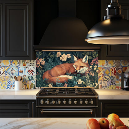 Fox Tempered Glass Kitchen Backsplash: Durable Stove Splashback