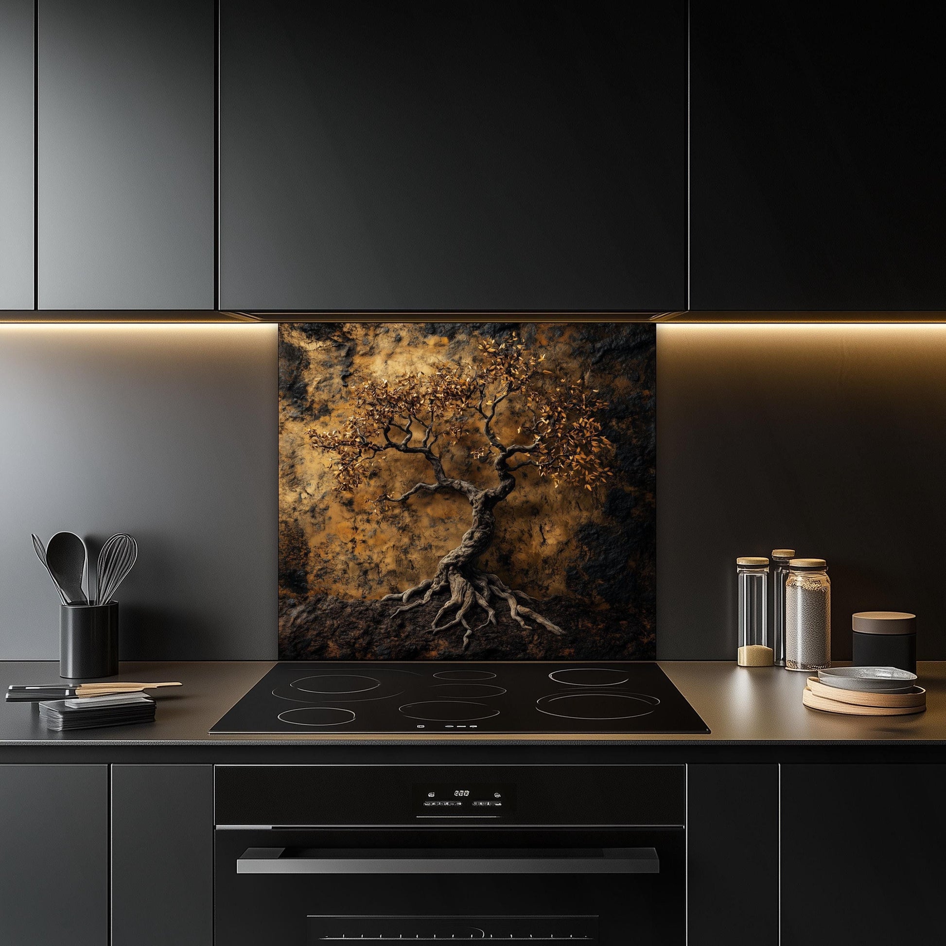 Gold Tree of Life Backsplash