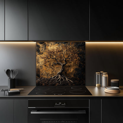 Gold Tree of Life Backsplash