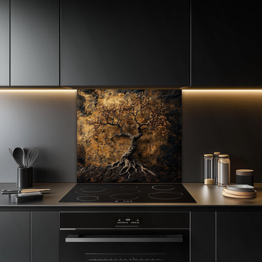 Gold Tree of Life Backsplash