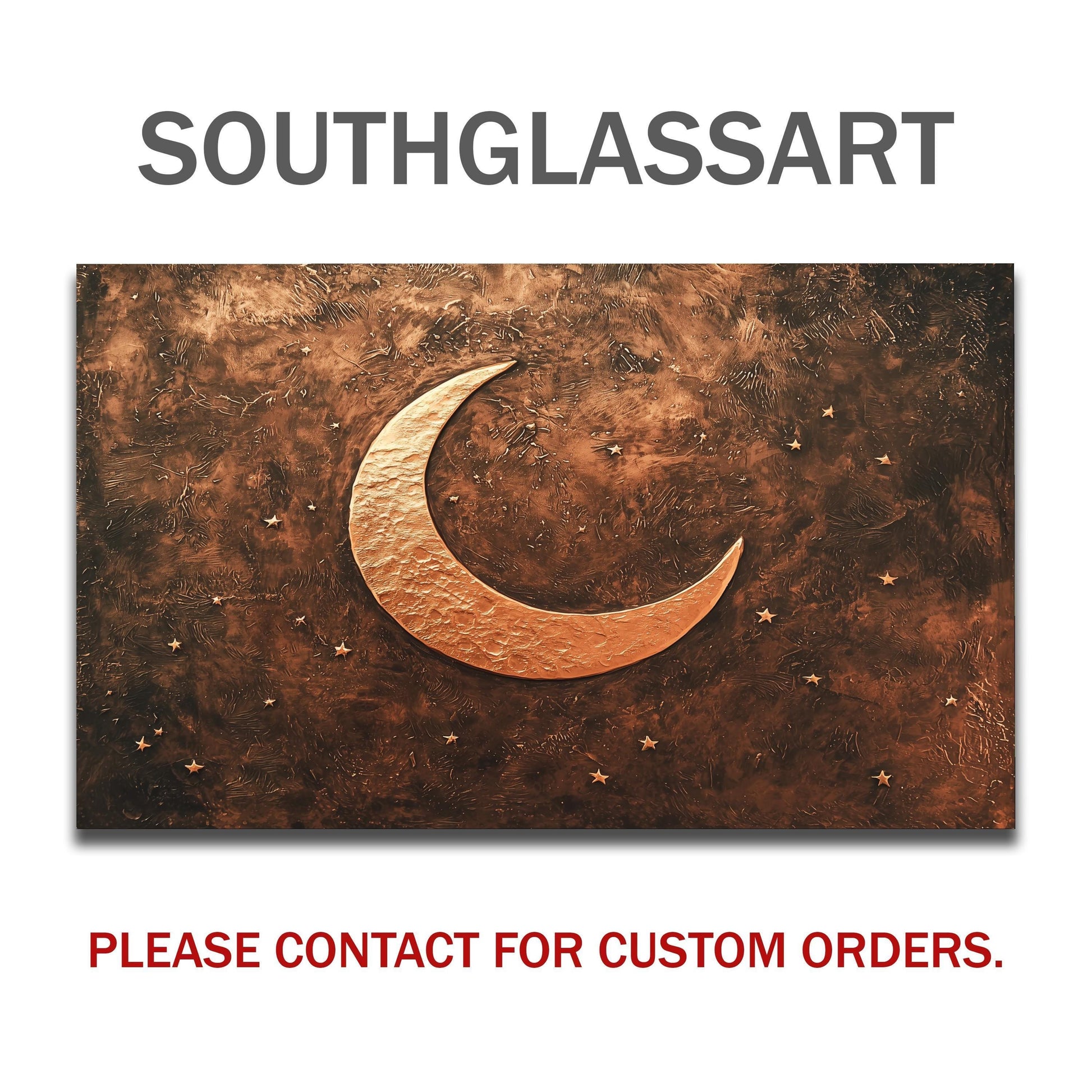 Copper Moon Tempered Glass Backsplash: Rustic Kitchen Decor