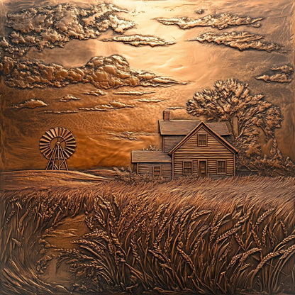 Farmhouse Backsplash, Windmill Glass Kitchen Splashback