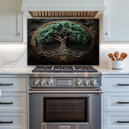 Modern kitchen metal art
