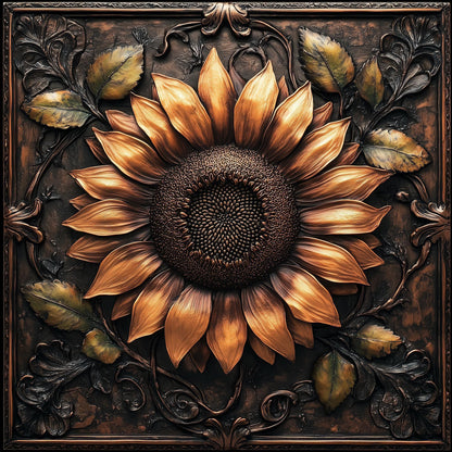Sunflower Field Kitchen Backsplash, UV Printed Tempered Glass Wall Art, Custom Size Design