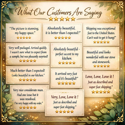 Mountain Landscape Kitchen Backsplash, UV Printed Tempered Glass Wall Art, Custom Size Design