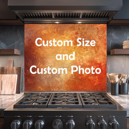 Zen Garden Glass Backsplash, Lotus Pond Kitchen Decor, Japanese Nature Stove Guard, Wall Panel